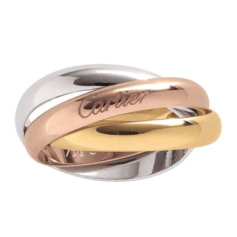 cartier bague triple|louis cartier trinity ring.